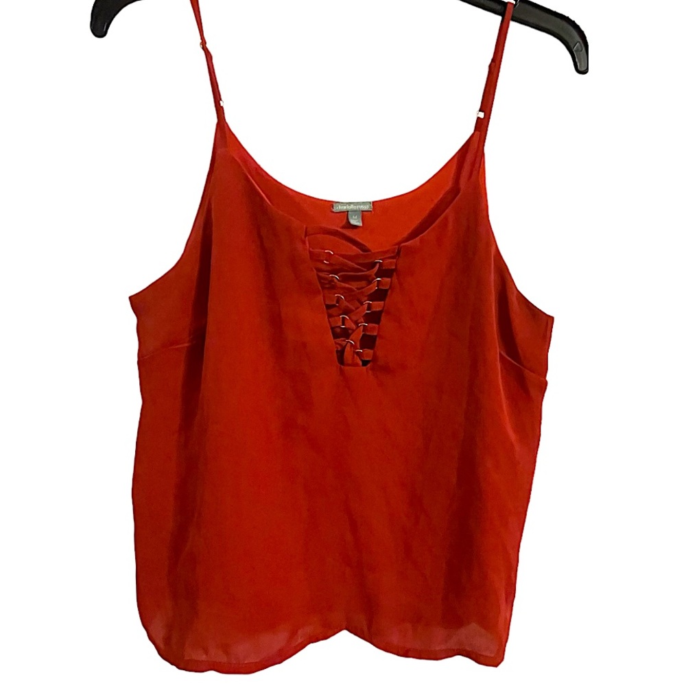 3 for $15 Charlotte Russe Crop Top | Burnt Orange Gold Sienna Sexy Sheek Tie